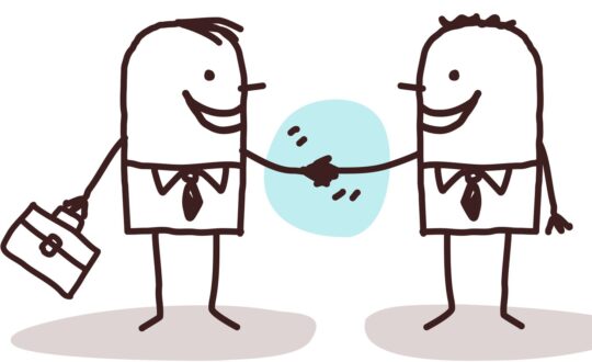 businessmen handshake